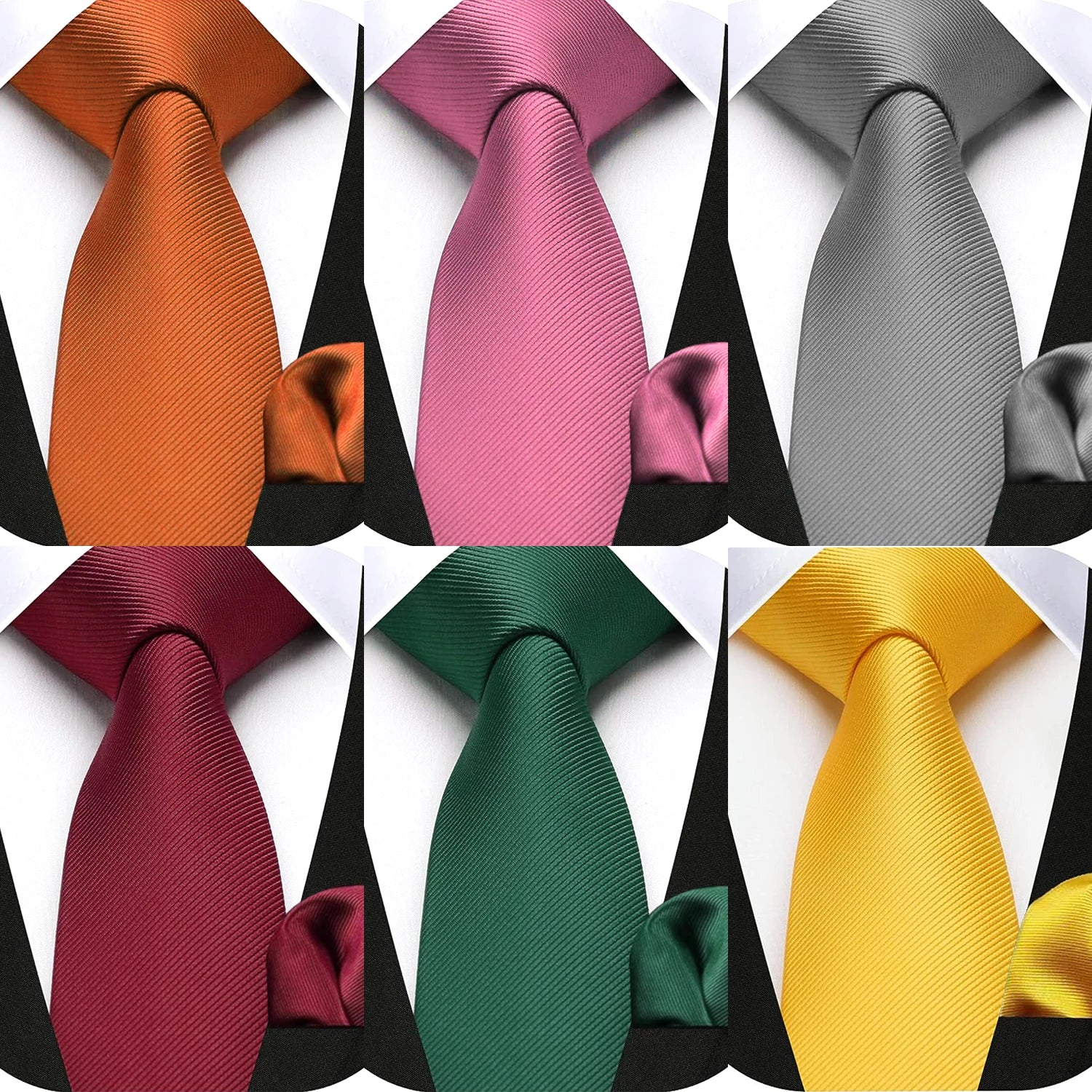 Slim Silk Tie & Pocket Square Set