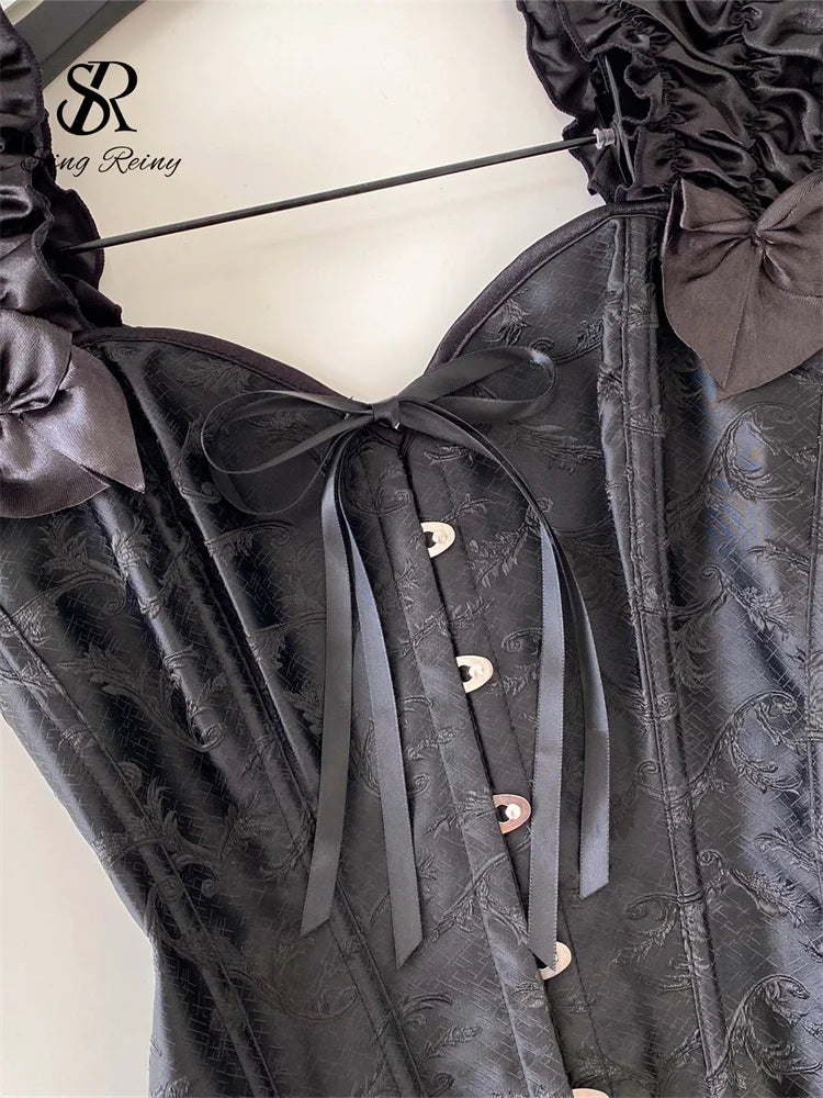 Elegant Puff Sleeve Corset Camisole