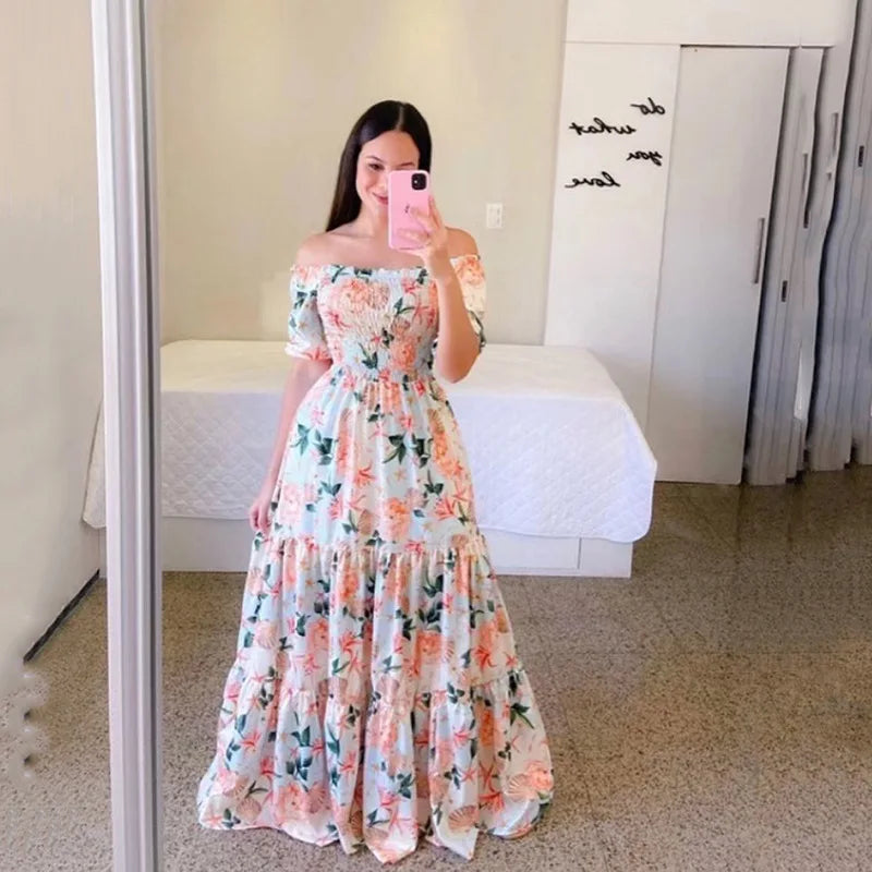 Boho Floral Summer Dress