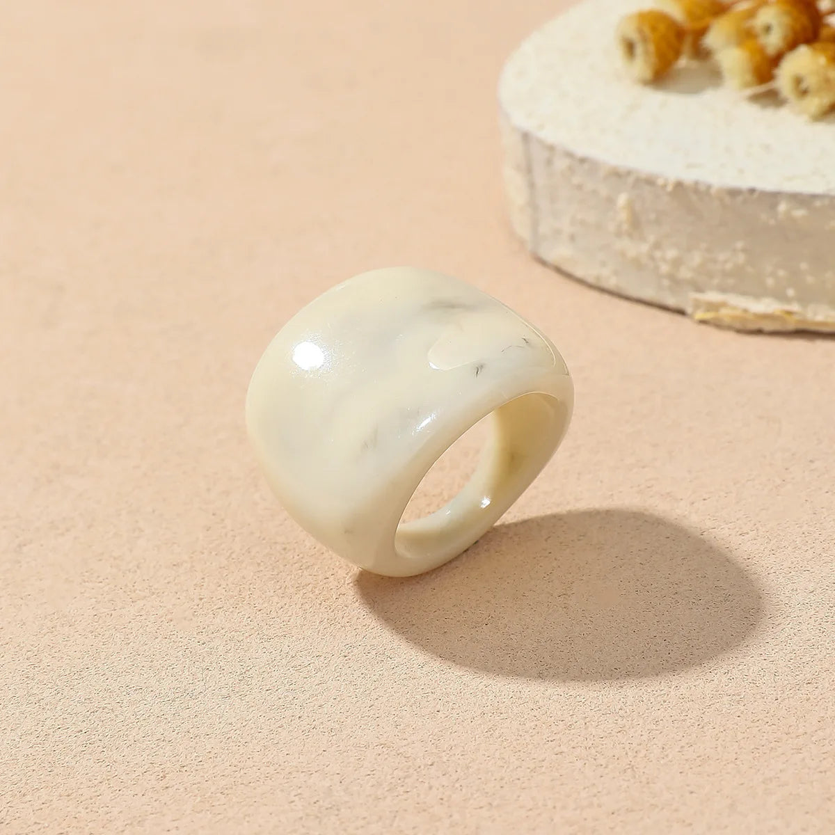 Dopamine Colorful Rings – Bold Geometric Resin Statement Jewelry for Women