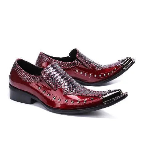 Summer Black Glossy Leather Dress Shoes for Men – Pointed Toe Business &amp; Wedding Oxfords