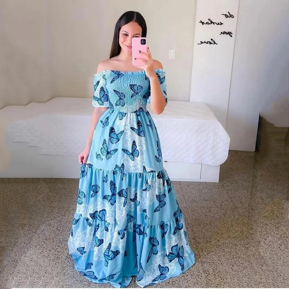 Boho Floral Summer Dress