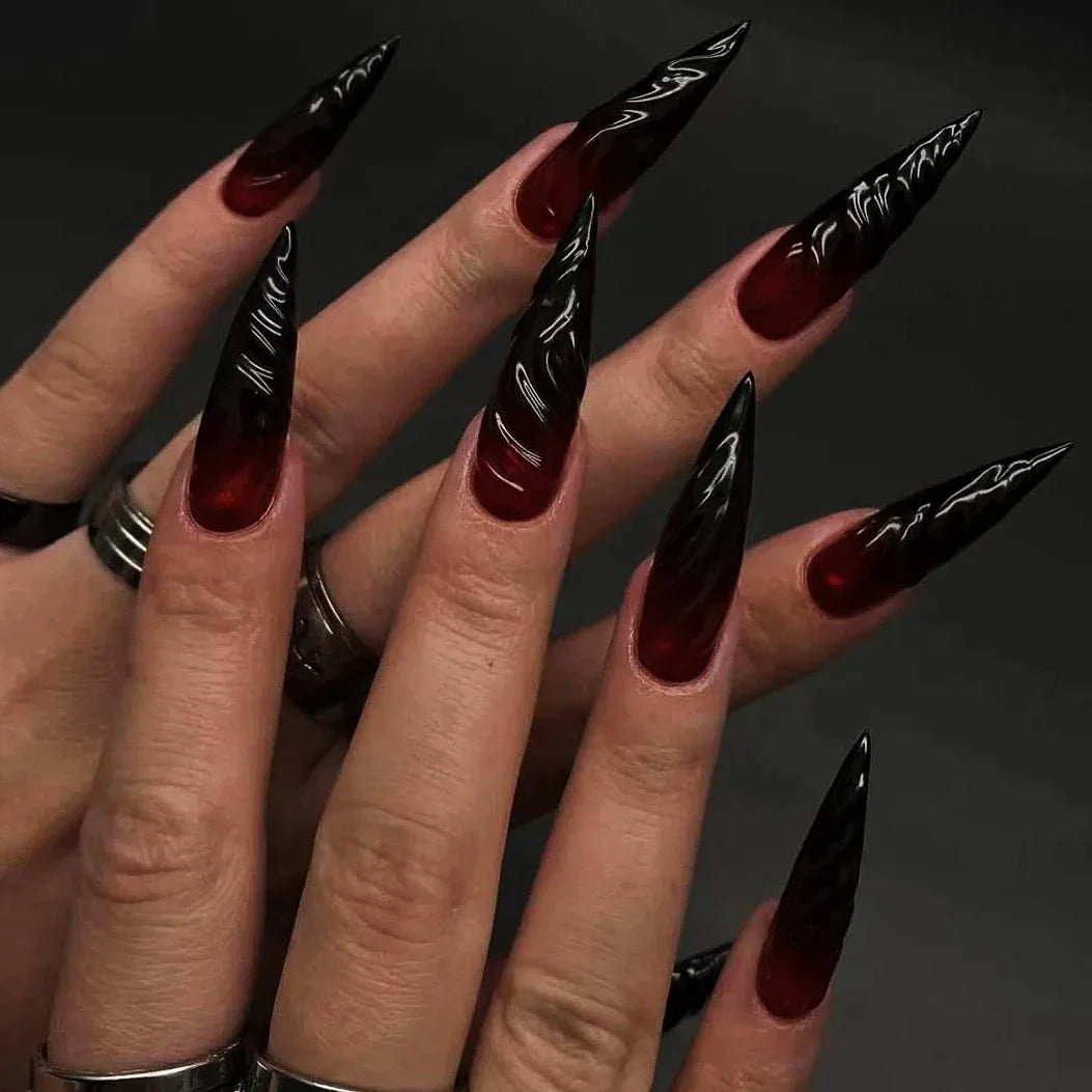 Halloween Horror Dark Press on Nails