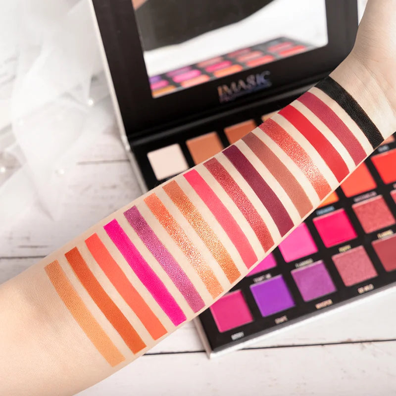 All-in-One Eyeshadow & Body Art Palette – Matte, Shimmer, Highlight & Blush, Waterproof