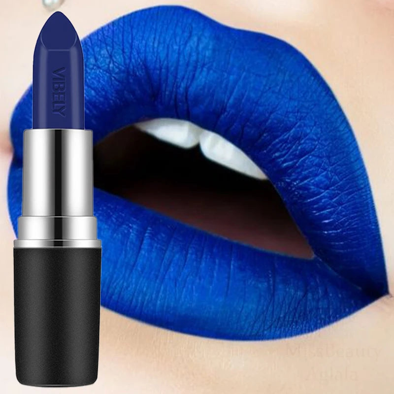 Frosted Velvet Matte Lipstick – 29 Bold Shades, Waterproof & Non‑Fading