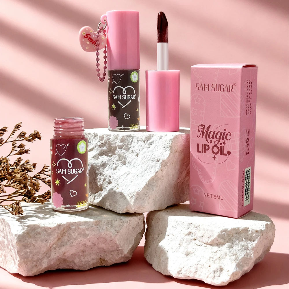 3 Colors Lips Butter Oil Moisturizing Mirror Shine Lip Gloss Long-Lasting Hydration for Soft Supple Lips Care Cosmetics Lip Tint
