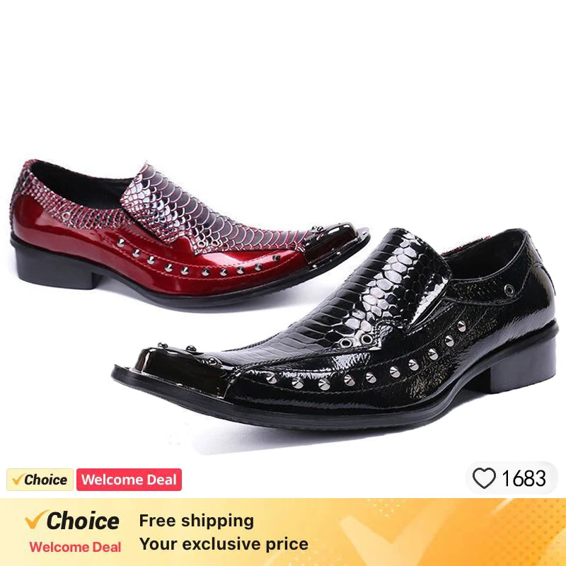 Summer Black Glossy Leather Dress Shoes for Men – Pointed Toe Business &amp; Wedding Oxfords