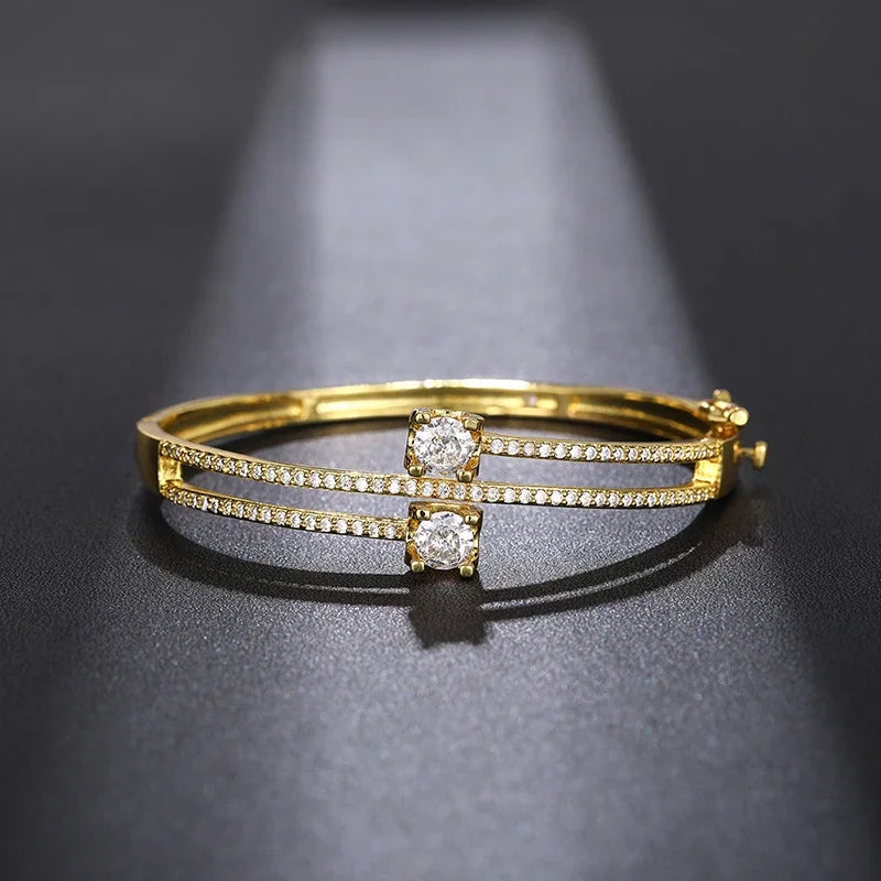 Luxury Trendy Three Layers Bangles