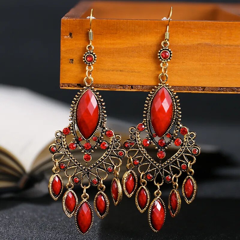 Vintage Bohemian Drop Earrings