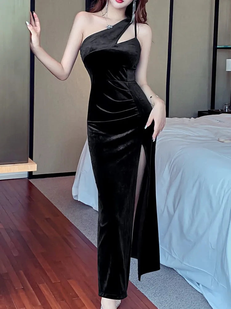 Women Elegant Sleeveless Slim Vintage Bodycon Dress