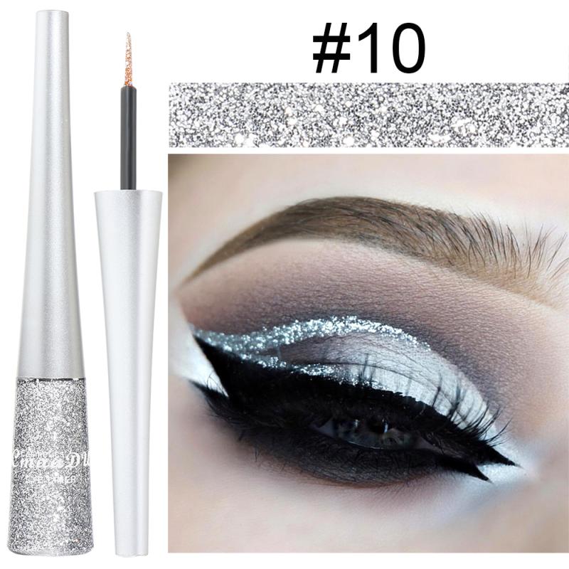 16 Colors Liquid Colorful Shiny Glitter Eyeliner