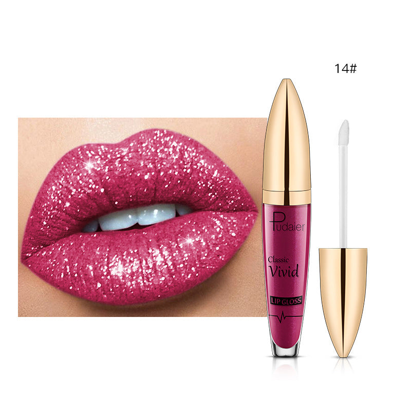 18 Color Matte To Shiny Glitter Liquid Lipstick