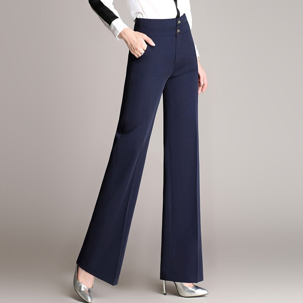 High Waist  Vintage Wide Leg Pants