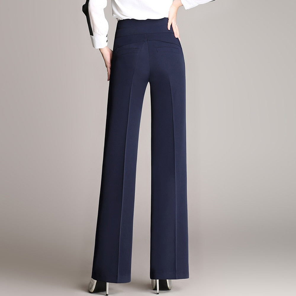 High Waist  Vintage Wide Leg Pants