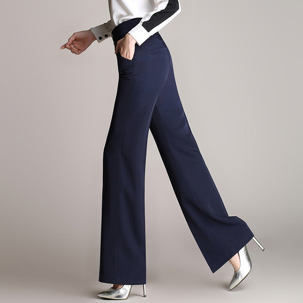 High Waist  Vintage Wide Leg Pants