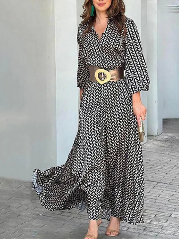 Summer Printed Belt Bodycon Maxi Dress Shequila's Fashions Summer Printed Belt Bodycon Maxi Dress Shequila's Fashions