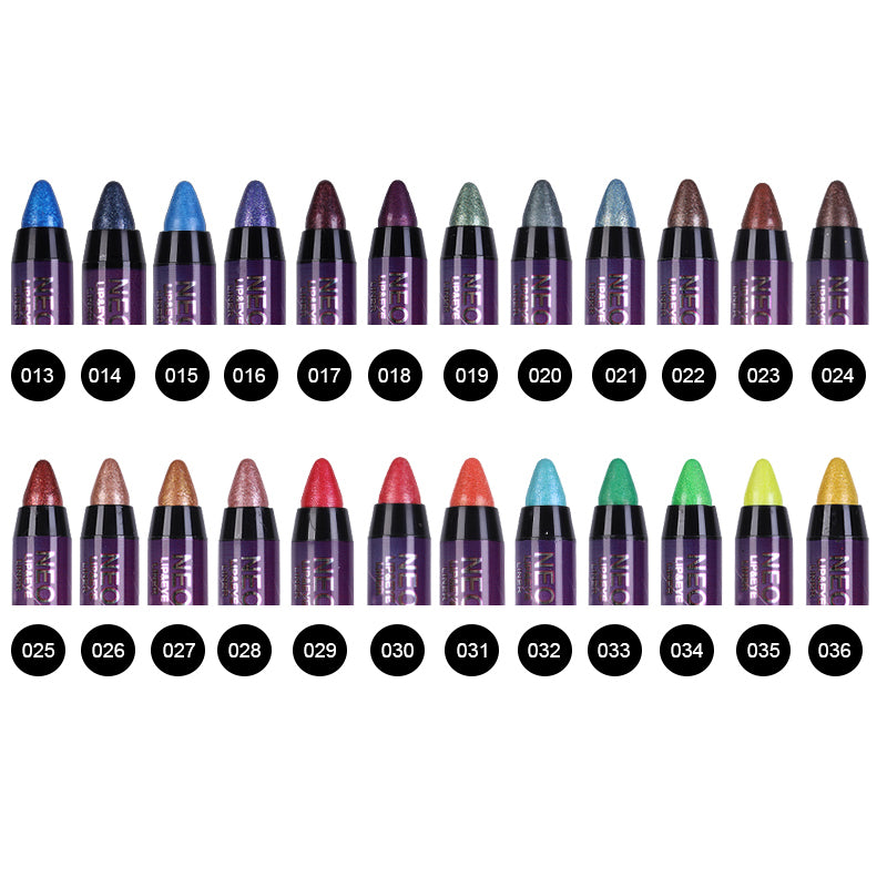 24 Colors 2 in 1 Eyeshadow Stick Lip Pencil