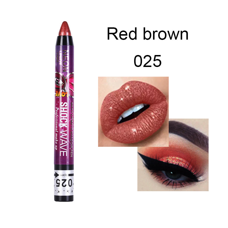 24 Colors 2 in 1 Eyeshadow Stick Lip Pencil