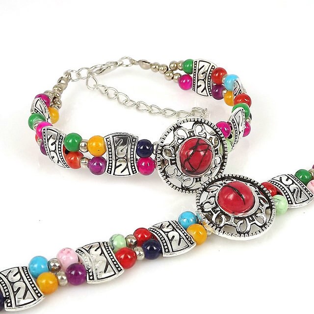 4 colors Natural stone Beads Bracelet