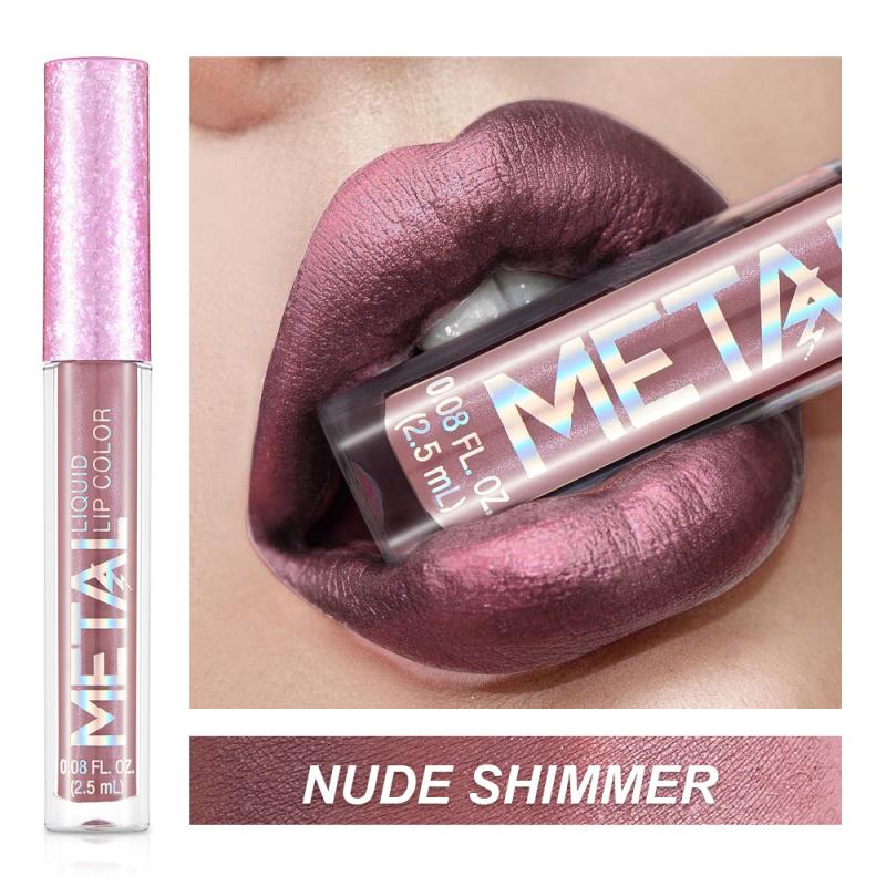 Metallic Glitter Matte Lipstick