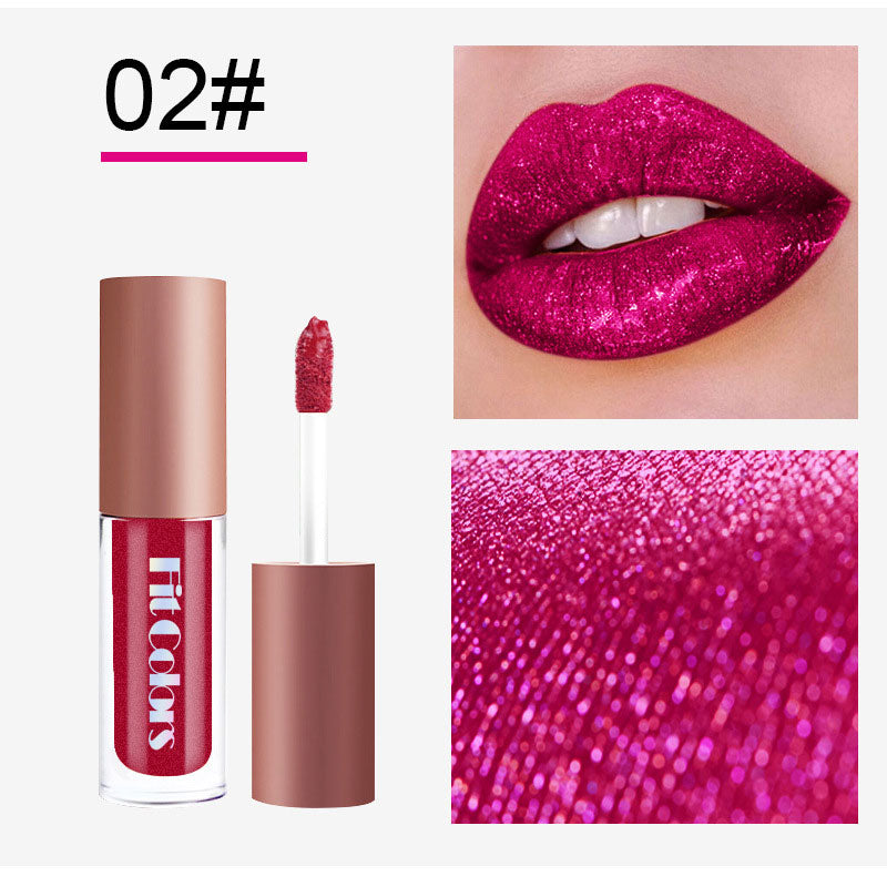 Metallic Glitter Matte Lipstick