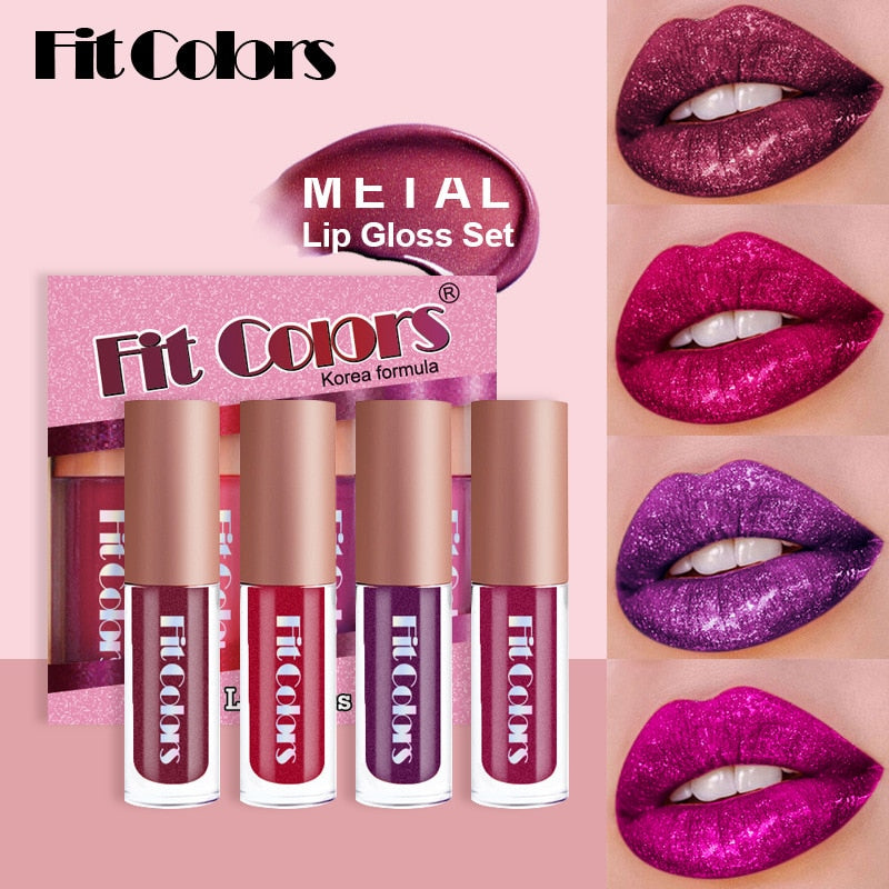Metallic Glitter Matte Lipstick