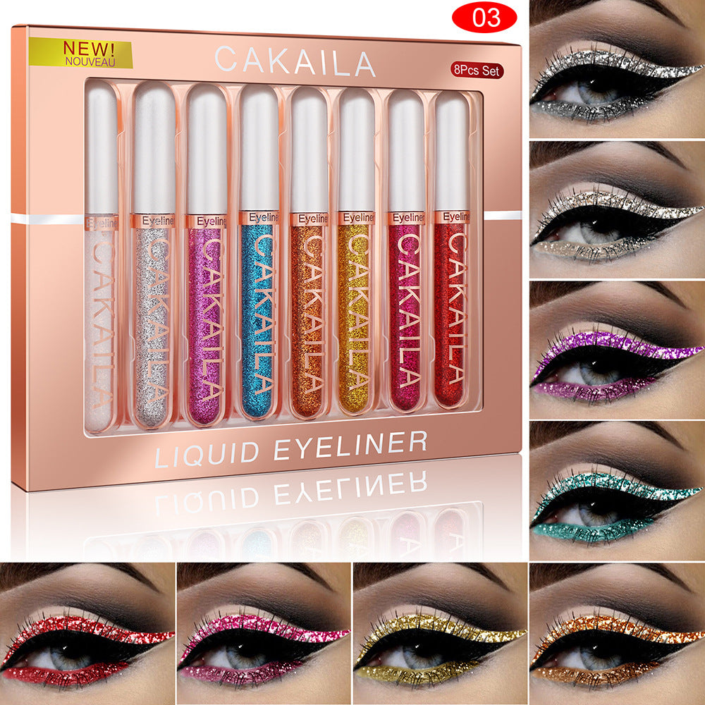 8 Colors/Set Matte Color Eyeliner Kit