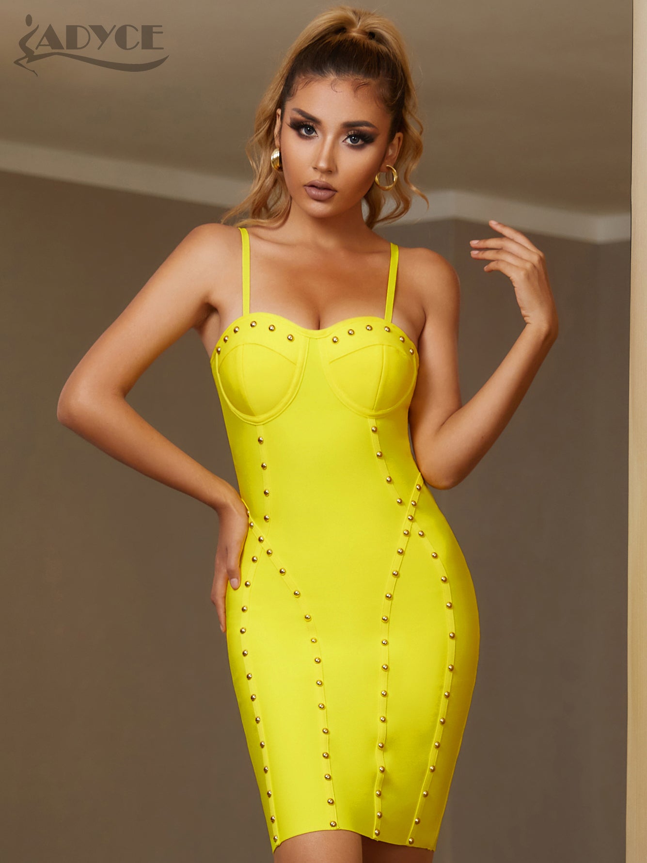 Spaghetti Strap Sleeveless Bandage Dress