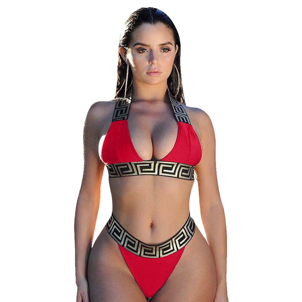 Sexy Bikini Set Women Crop Top Bikinis