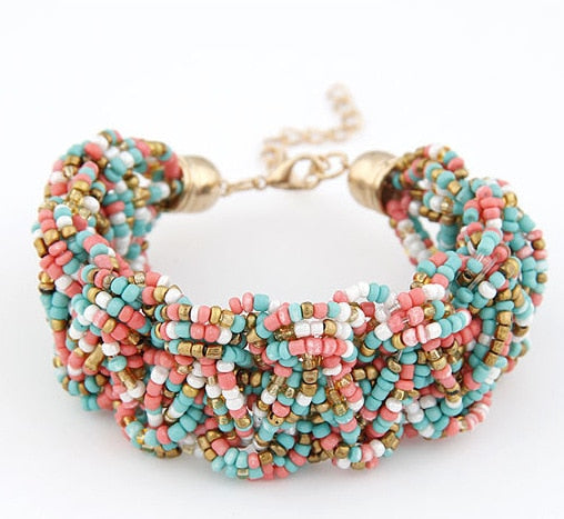 Bohemian style colourful Handmade MIni beads Bracelets