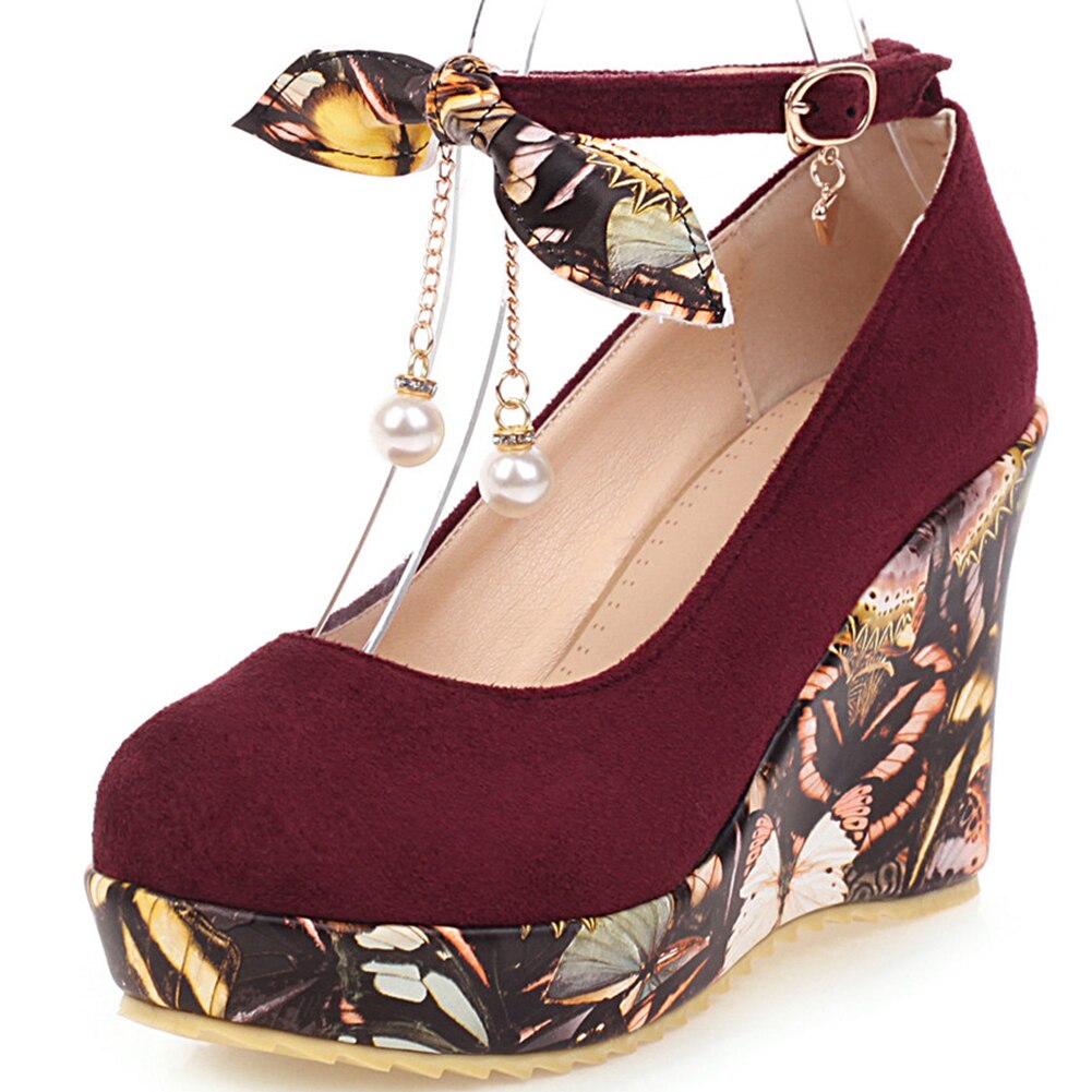 Spring Print Platform Shoes