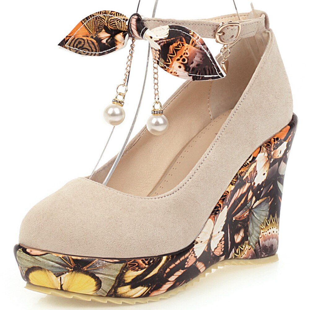 Spring Print Platform Shoes