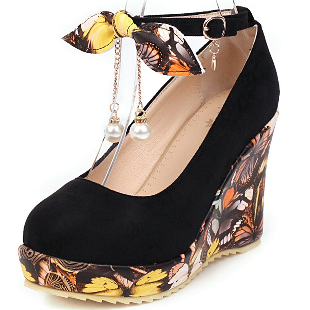 Spring Print Platform Shoes