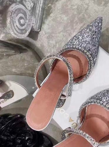 Dazzling Crystal Pointed High Heels