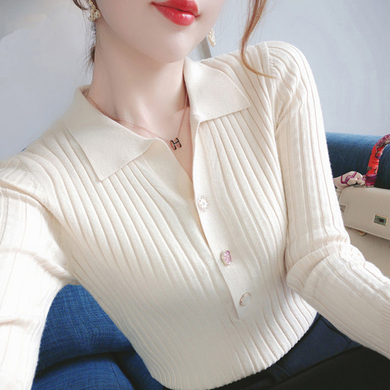 Fashion Solid Color Long Sleeve Button Shirt