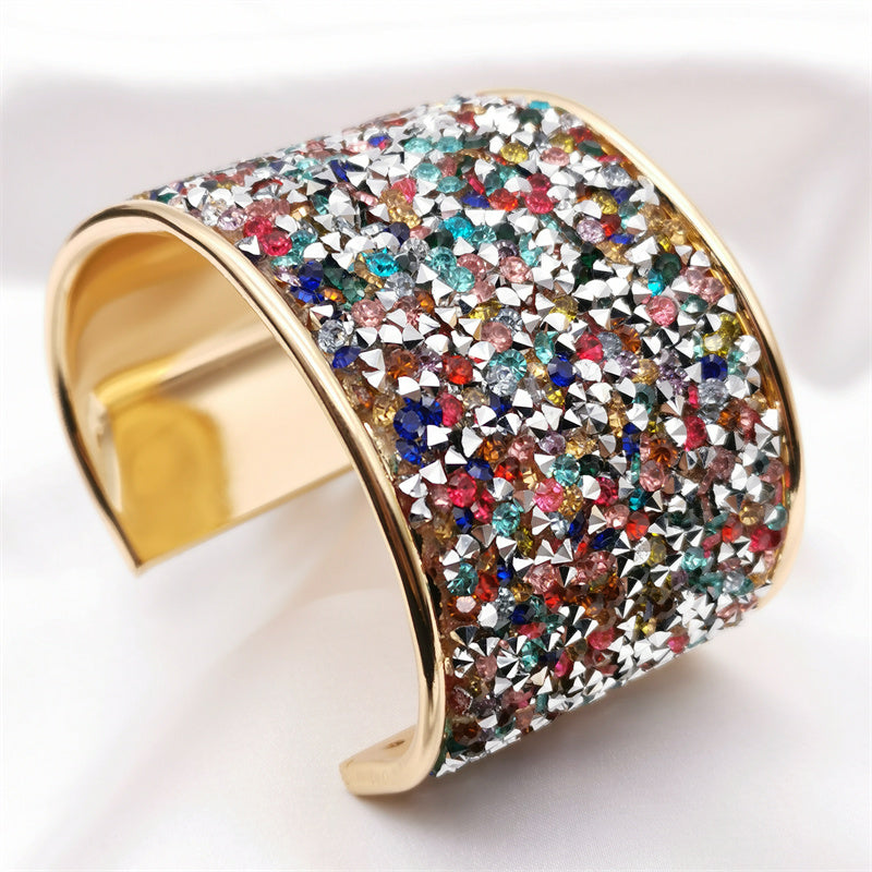 Color Round Cuff Bangles