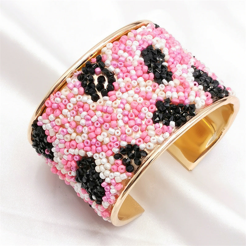 Color Round Cuff Bangles