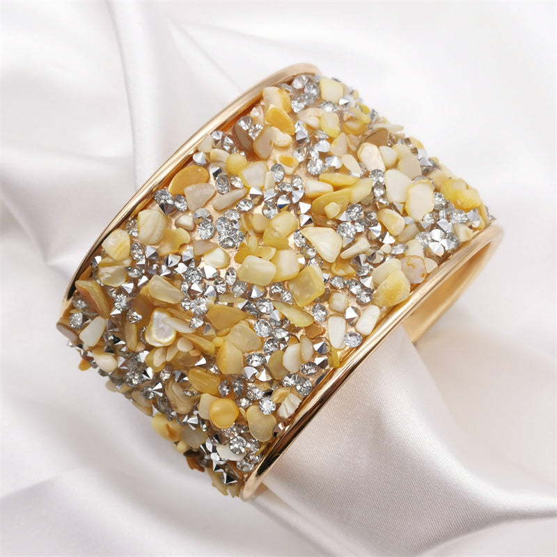 Color Round Cuff Bangles