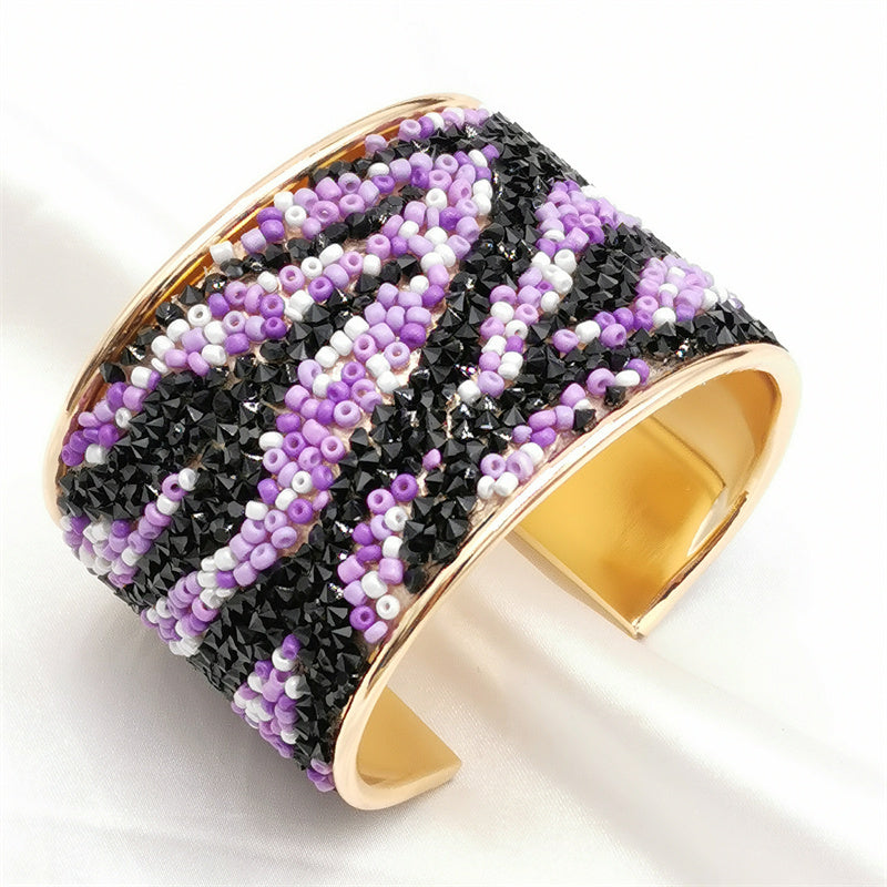 Color Round Cuff Bangles