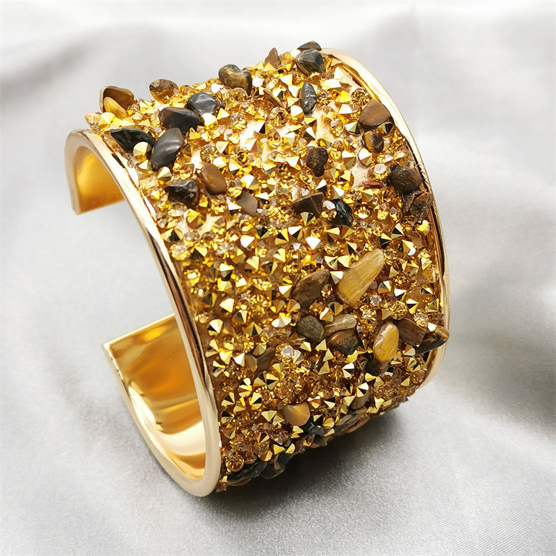 Color Round Cuff Bangles