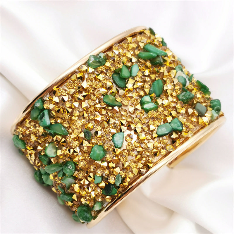Color Round Cuff Bangles
