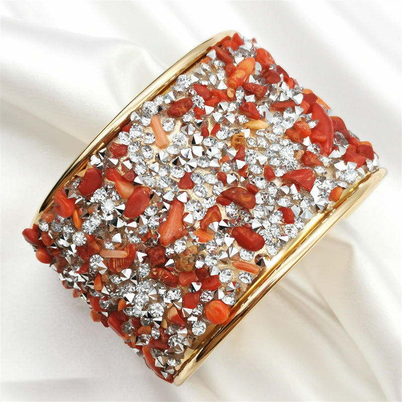 Color Round Cuff Bangles