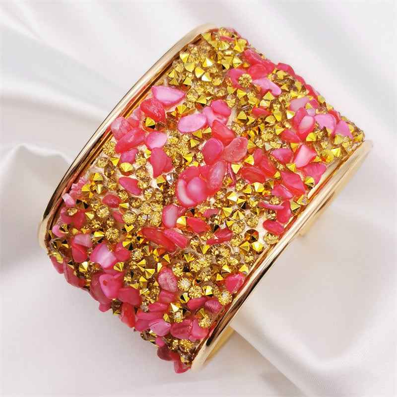 Color Round Cuff Bangles