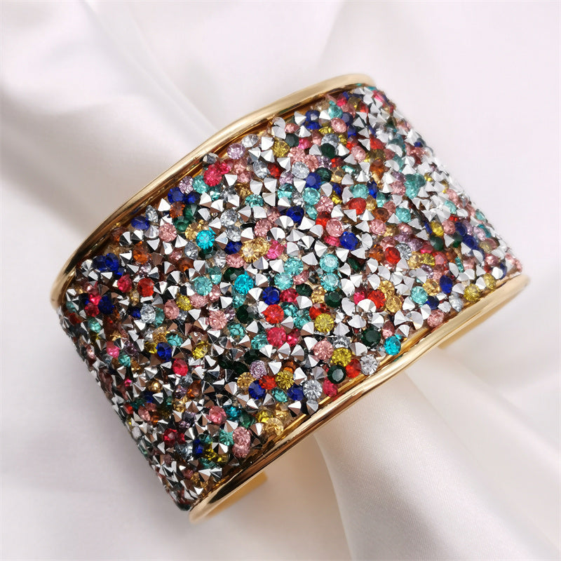 Color Round Cuff Bangles