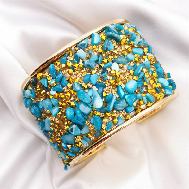 Color Round Cuff Bangles