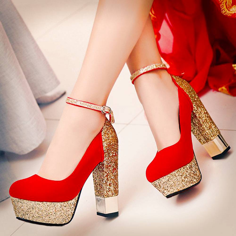 Bling Women High Heels Shoes