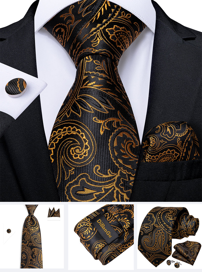 Fashion Paisley Tie Set