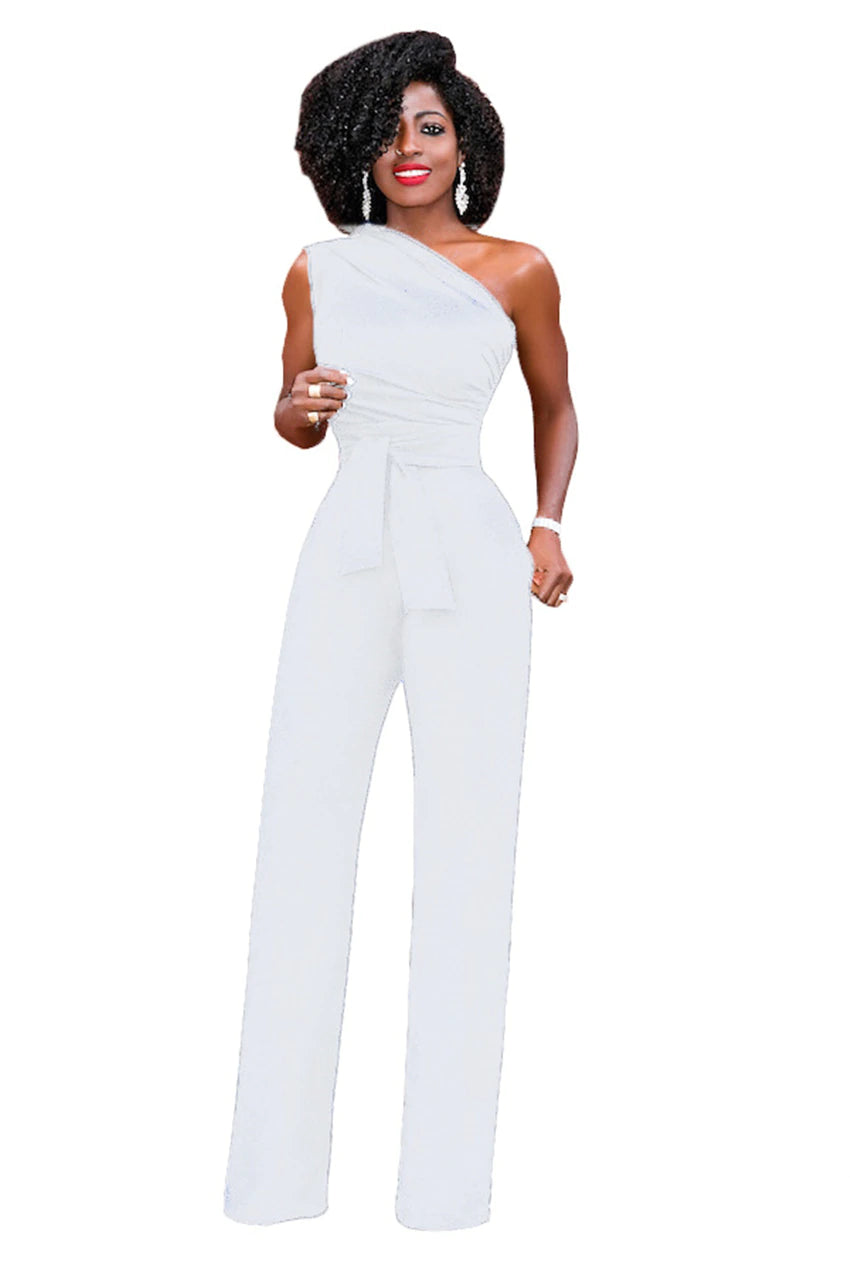 Sexy One Shoulder Jumpsuit