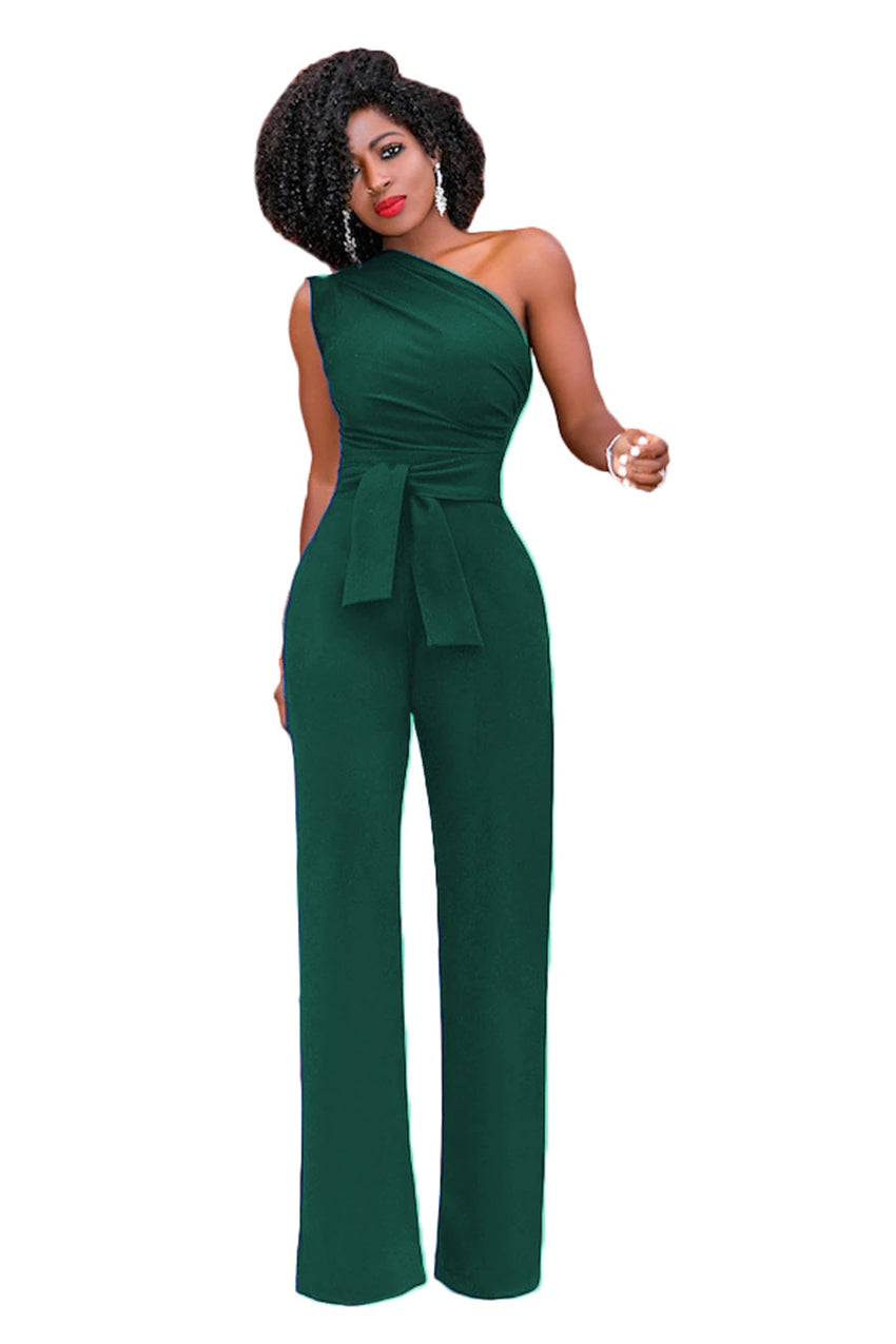 Sexy One Shoulder Jumpsuit