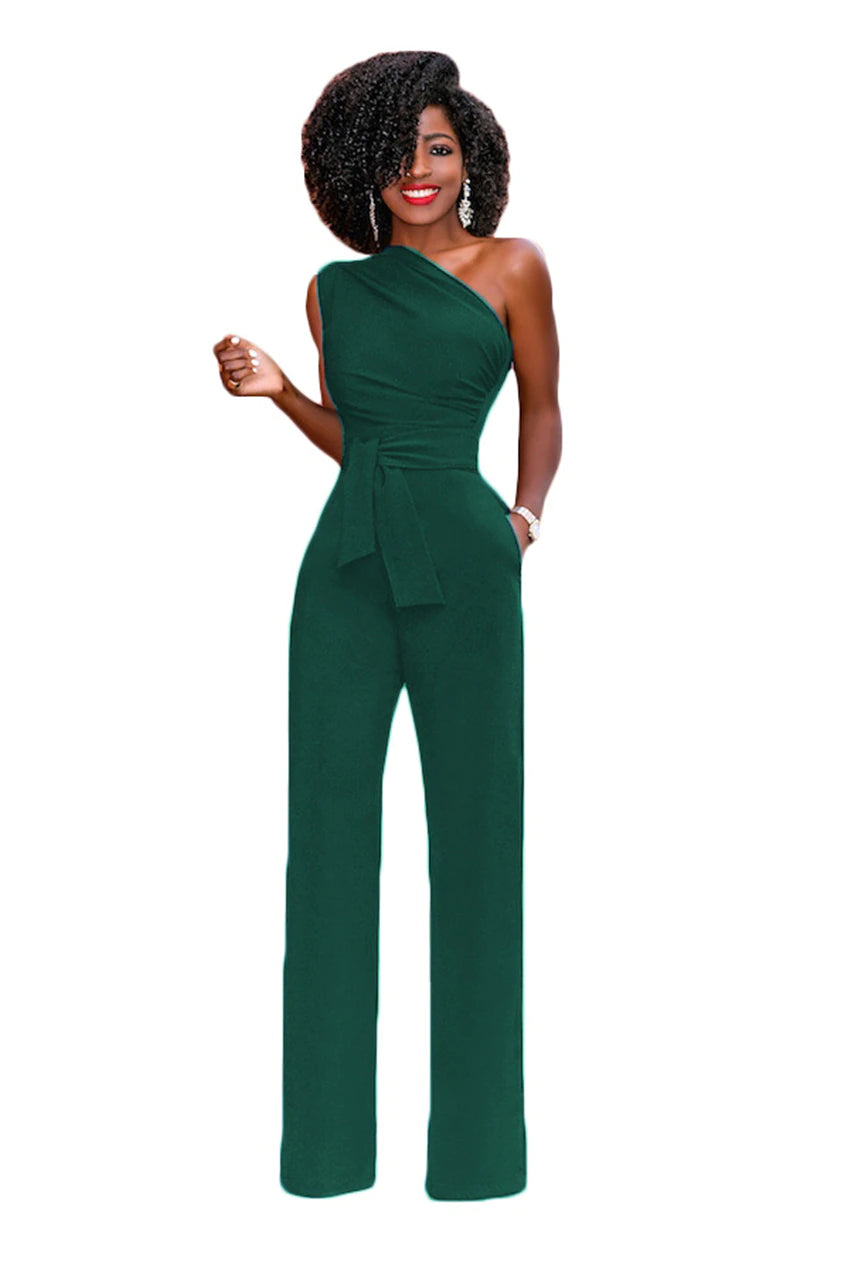 Sexy One Shoulder Jumpsuit